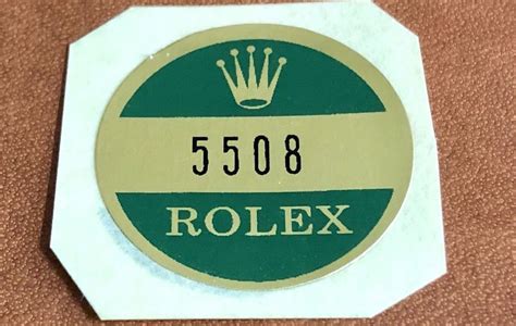 rolex green sticker on back|rolex remove green stickers.